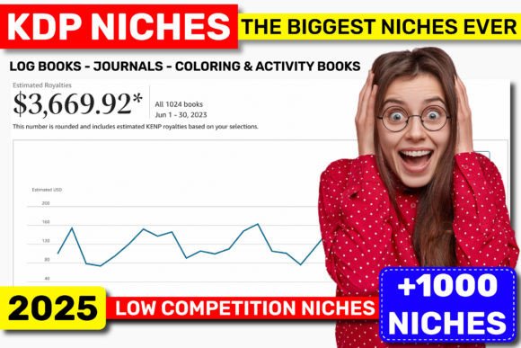 Download +1000 KDP NICHES LOW COMPETITIVE NICHES - Kdp niche Collection