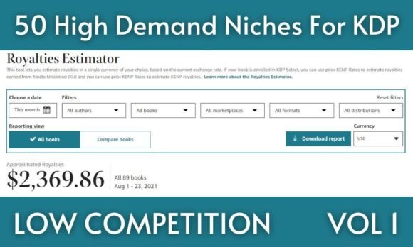 Download 50 KDP Niches High Demand Vol 1 - Kdp niche Collection